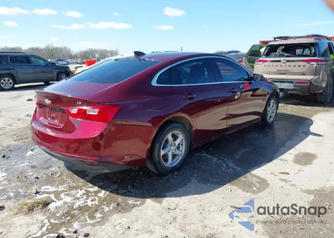 2016 Chevrolet Malibu Ls z USA, uszkodzony, nr VIN 1G1ZB5ST0GF220793